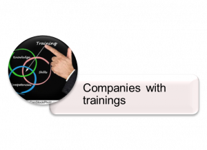 Companies with trainings